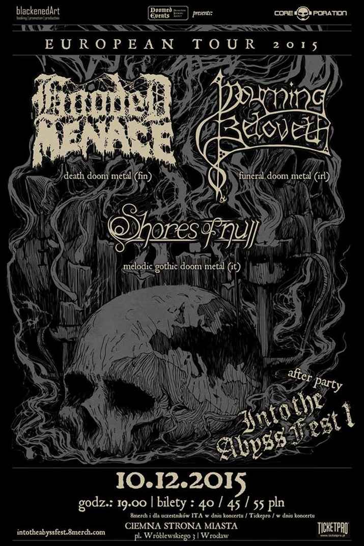 Hooded Menace plakat Wrocław