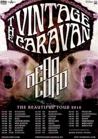 The Vintage Caravan 2016 tour