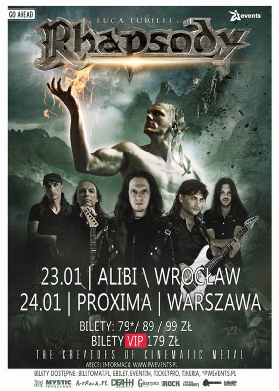 rhapsody plakat polska 2016
