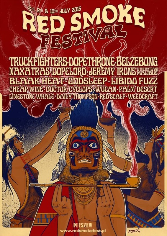 Red Smoke Festival 2016 plakat final