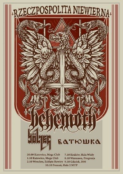 Behemoth Bolzer Batushka Polska 2016