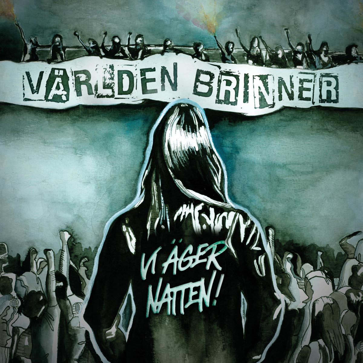 VÄRLDEN BRINNER Cover