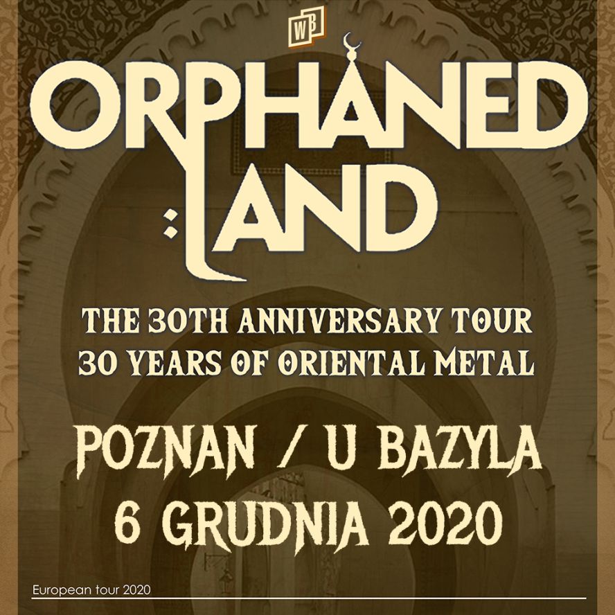 orphaned land poznań poster plakat