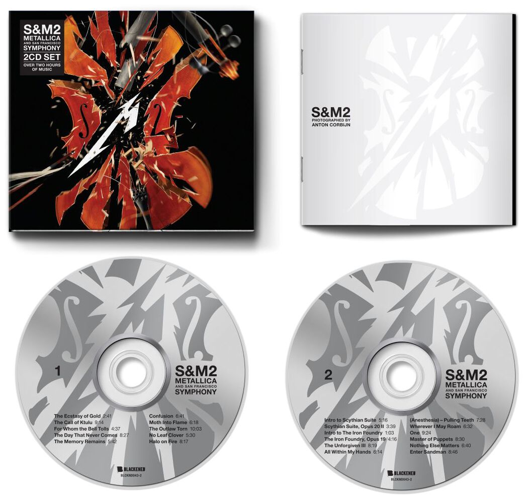 metallica s&m 2 cd