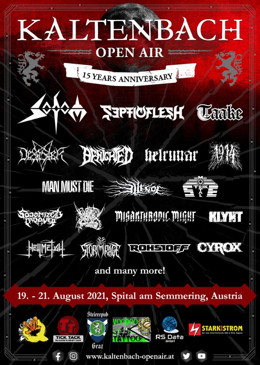 Kaltenbach Open Air 2021 - poster, 1