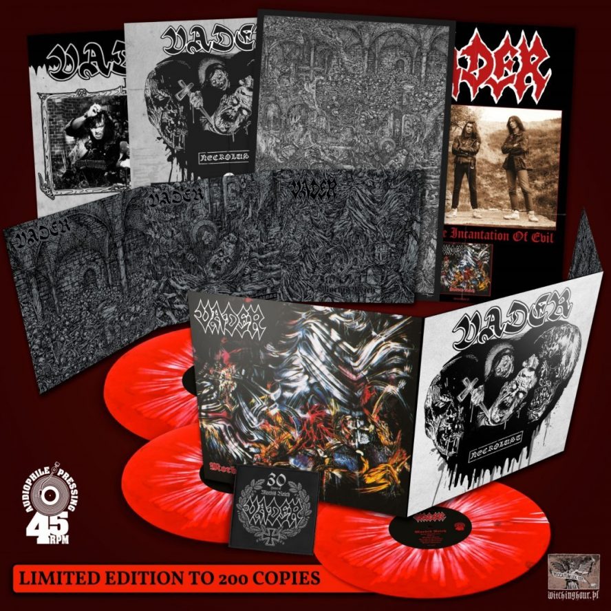 VADER MORBID REICH NECROLUST LIVE IN DECAY 3 LP "YEARS OF CHAOS"