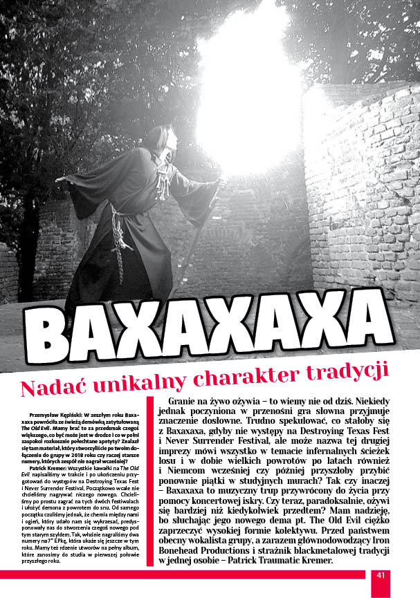 baxaxaxa musick magazine