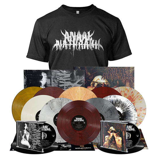 Anaal Nathrakh The Codex Necro & Total Fucking Necro reissue cd LP