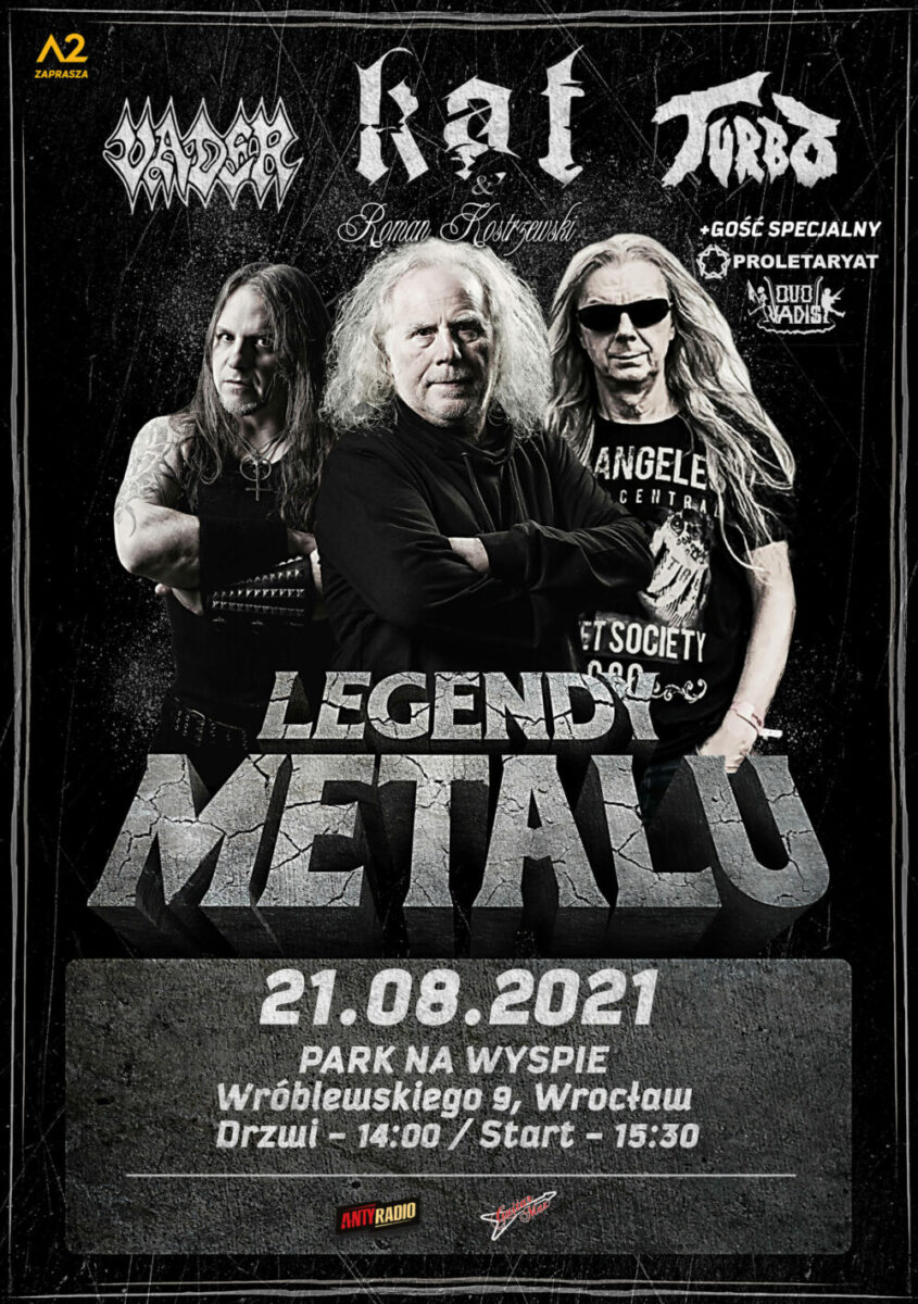 legendy metalu 2021 wrocław plakat poster