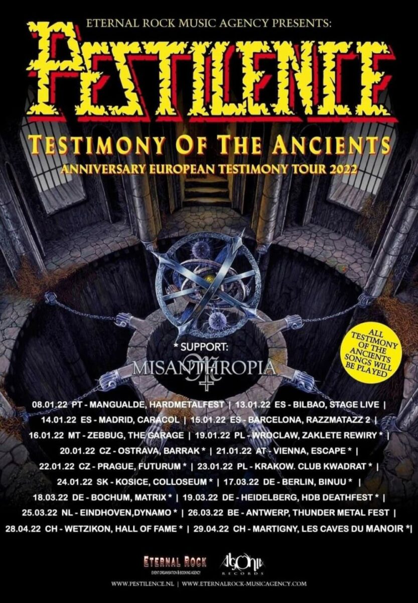 Pestilence 2022 european tour