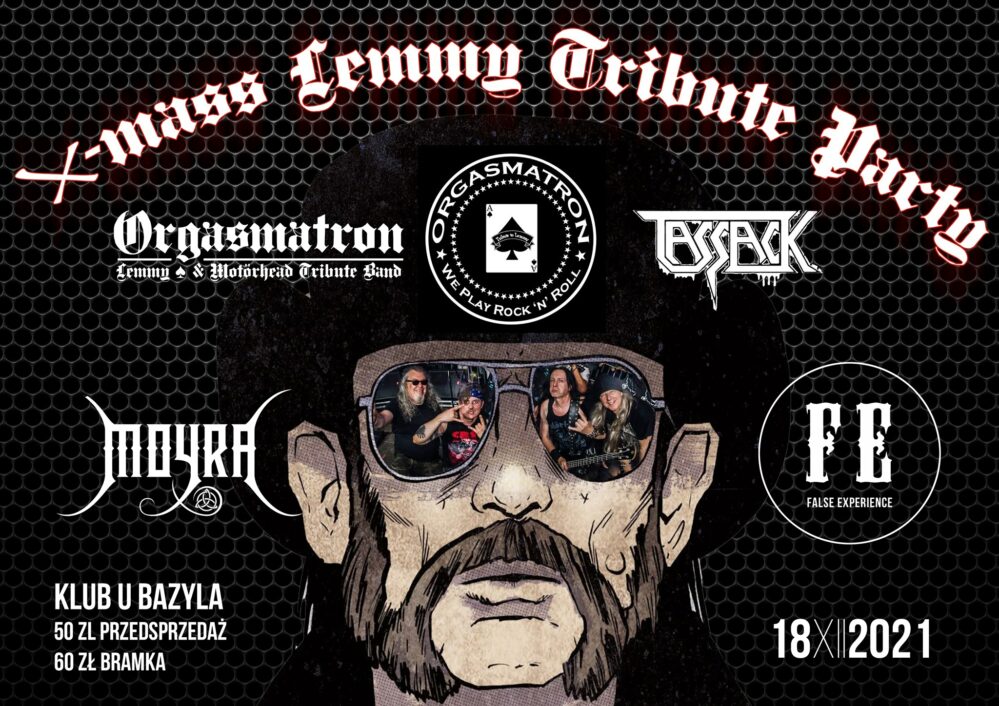 Xmass Lemmy Tribute Party grudzień 2021 poznań moyra