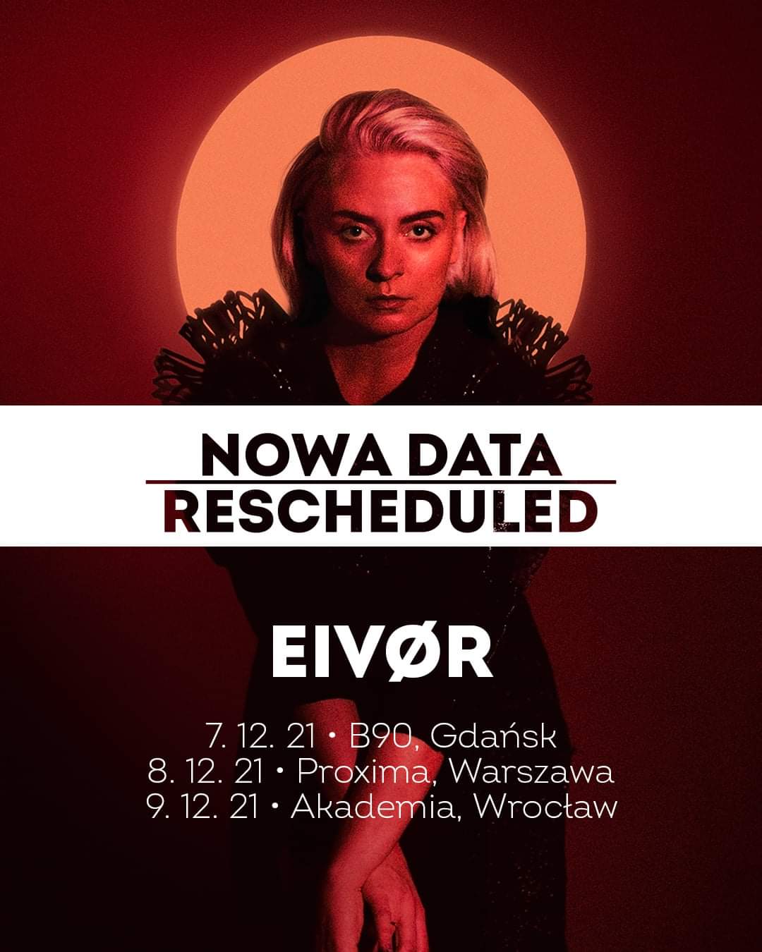 eivor koncerty grudzień 2021 polska plakat poster