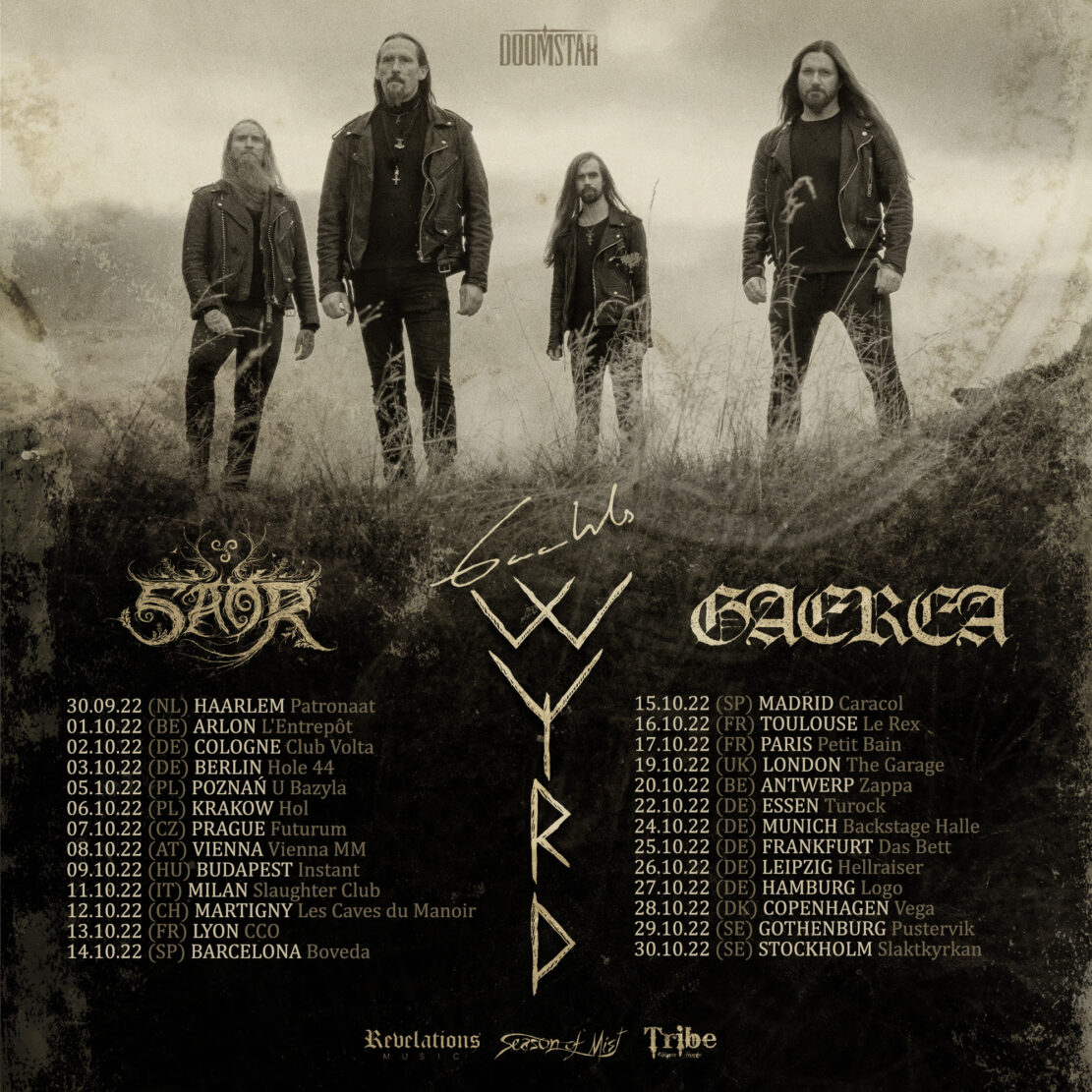 GAAHLS WYRD +Gaerea +Saor european tour 2022