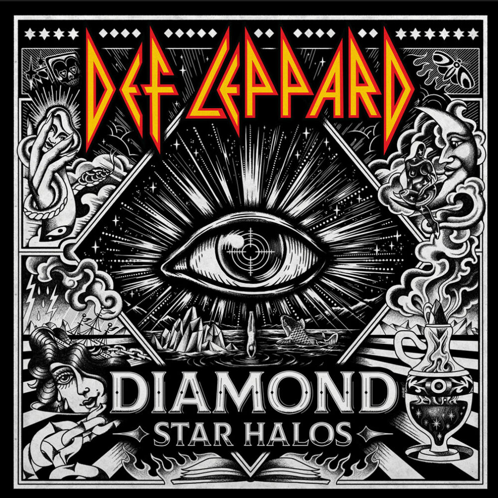 def leppard Diamond Star Halos 2022 album cover artwork