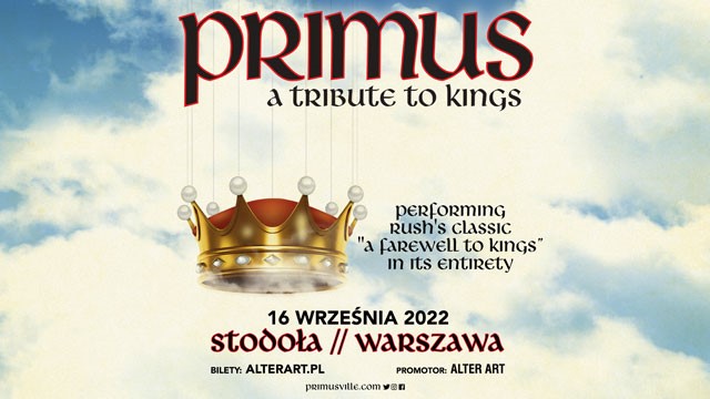 primus rush polska koncert 2022 plakat poster