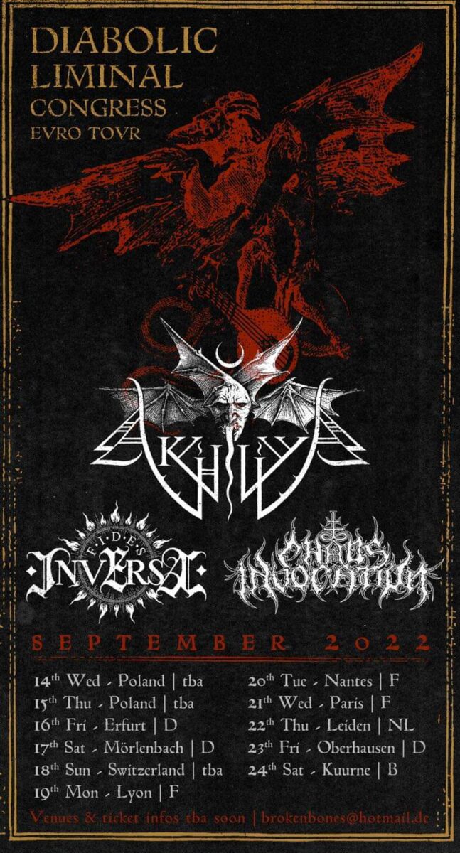 akhlys european tour 2022