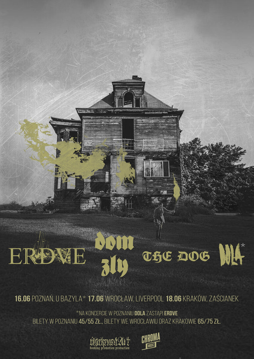 erdve koncerty polska 2022 plakat poster