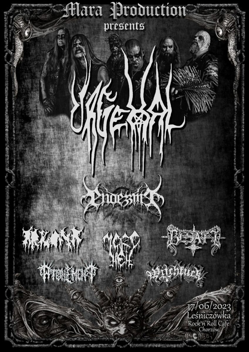 urgehal koncert polska 2023 plakat poster