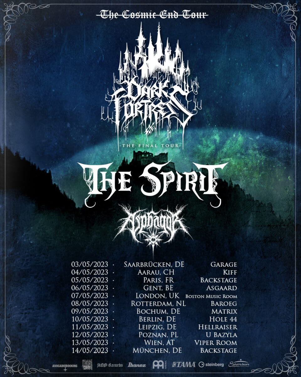 Dark Fortress european tour 2023 poster plakat