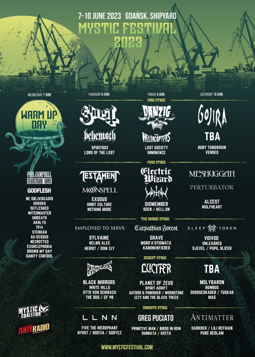 mystic festival 2023 rozpiska podział na dni