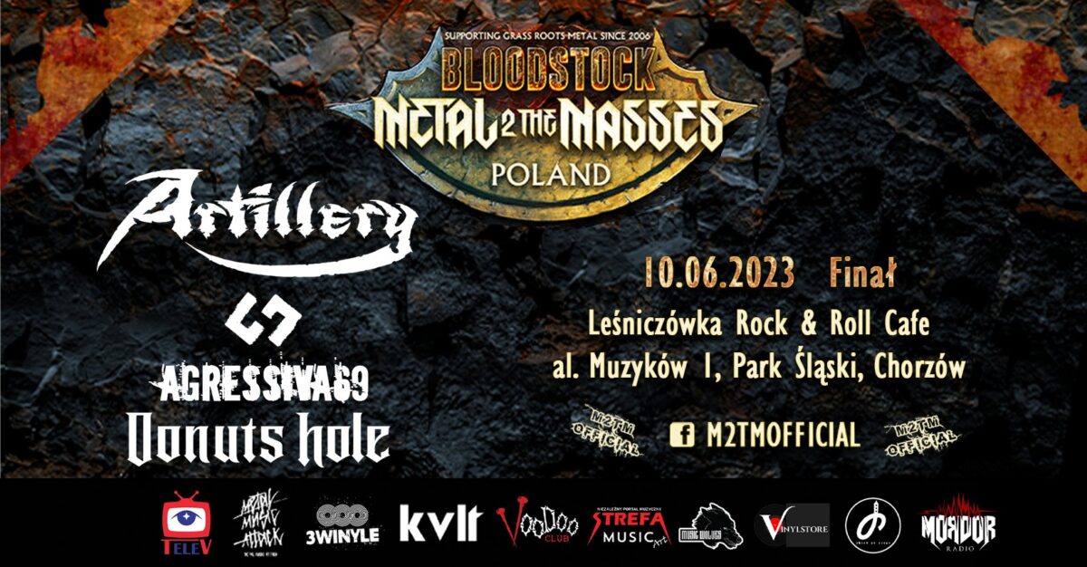Bloodstock Metal 2 The Masses Polska 2023 FINAŁ chorzów plakat poster