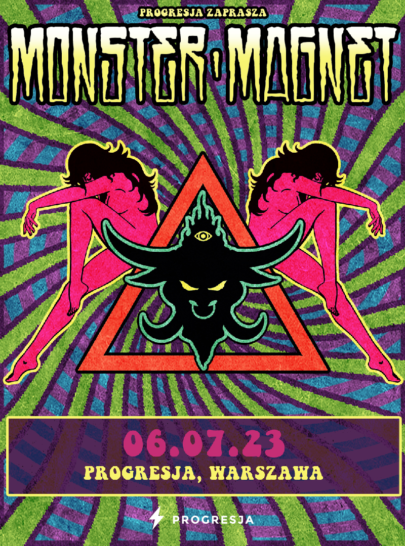 monster magnet polska warszawa 2023 plakat poster