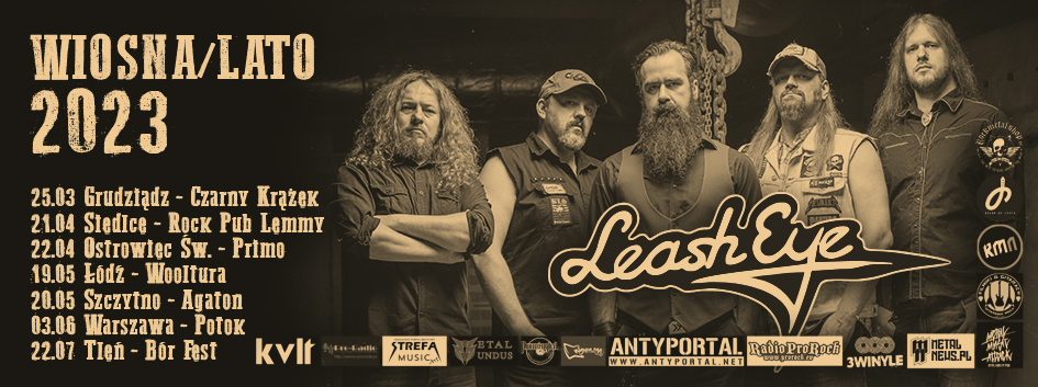 LEASH EYE KONCERTY polska plakat poster 2023