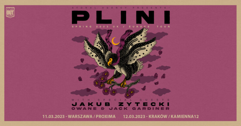 Plini + Jakub Żytecki, Owane & Jack Gardiner / 12 III 2023 / Kraków