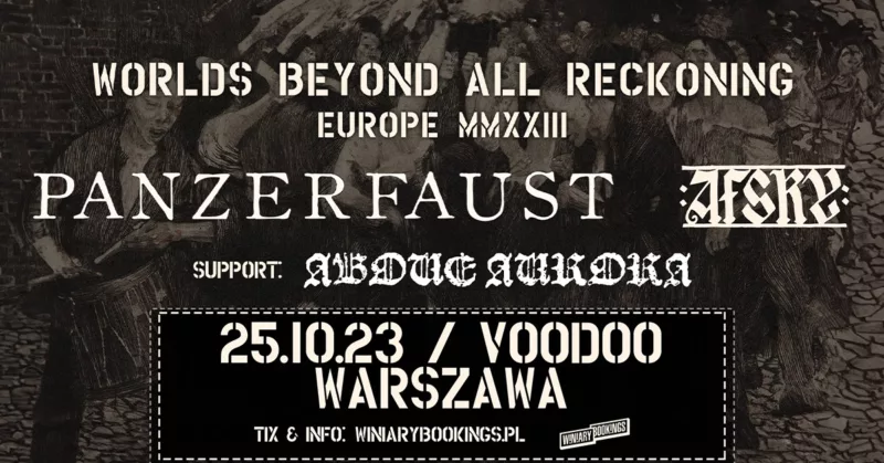 panzerfaust warszawa 2023 plakat poster