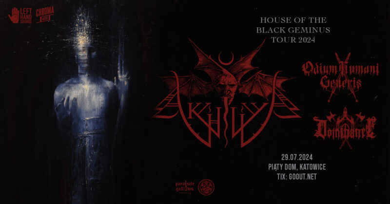 akhlys koncert katowice 2024 plakat poster