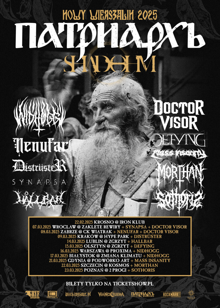 patriarkh nowy wierszalin 2025 trasa polska plakat poster a3