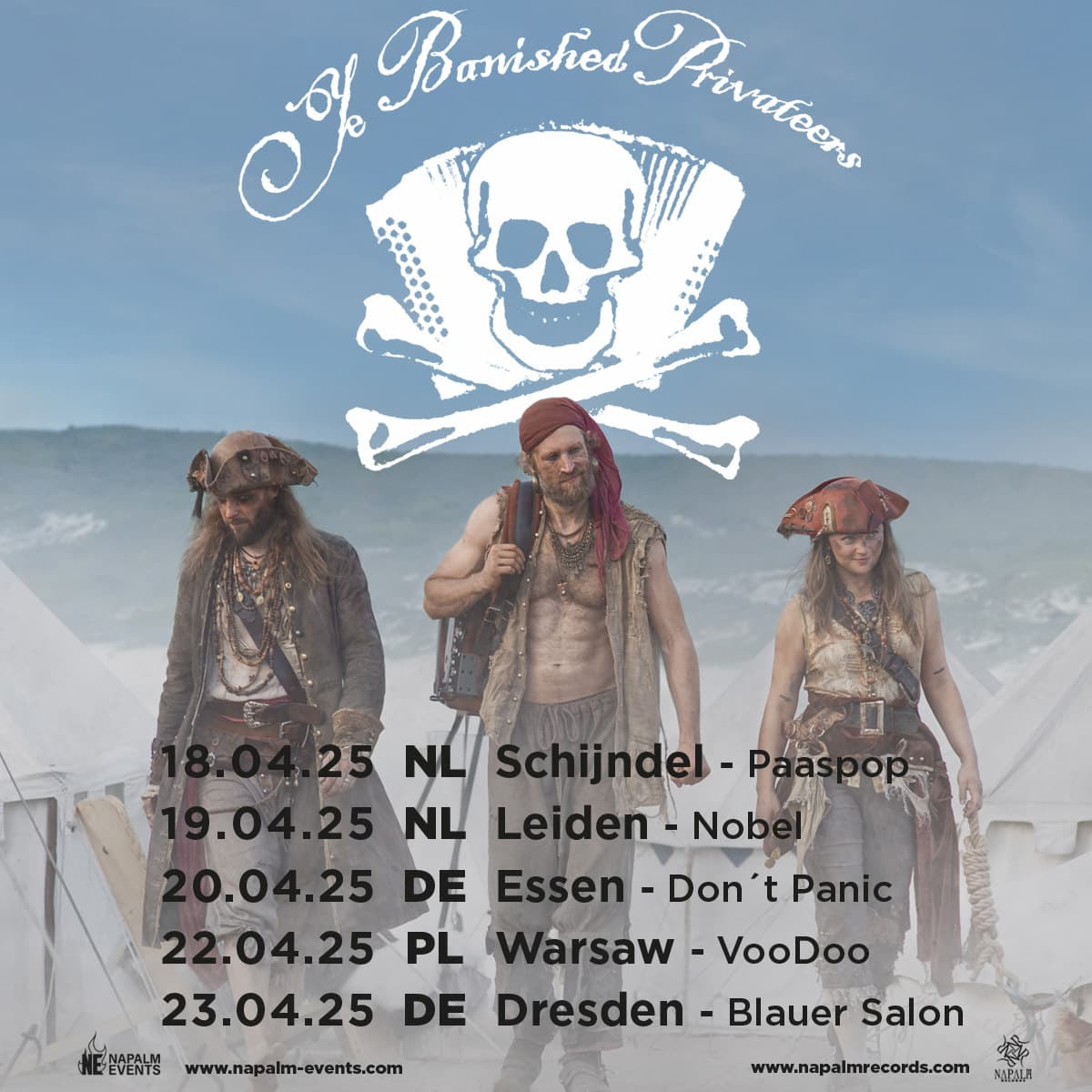 YE BANISHED PRIVATEERS 2025 eu tour