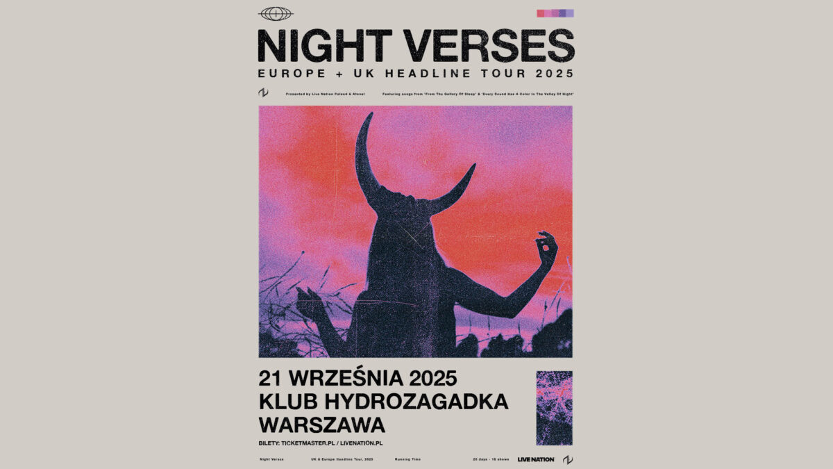 Night Verses koncert polska 2025 plakat poster