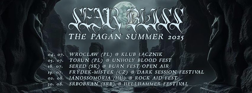 sear bliss july 2025 live shows europe