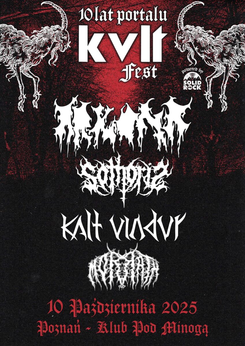 kvlt fest official poster 10th anniversaty PLAKAT