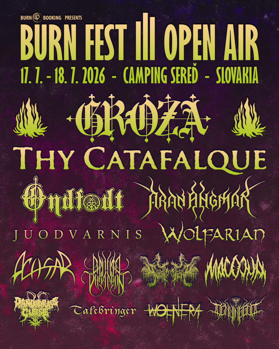 BURN FEST OPEN AIR 2026 plakat poster