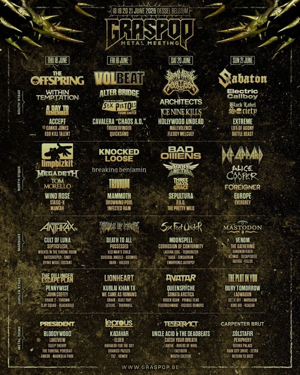 Graspop Metal Meeting 2026 plakat poster(1)