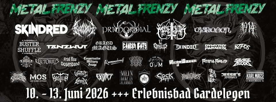 Metal Frenzy Festival 2026 plakat poster