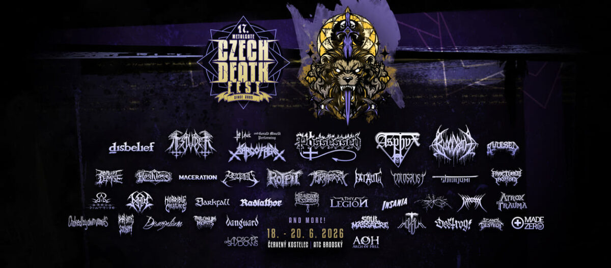 MetalGate Czech Death Fest OpenAir 2026 plakat poster(1)