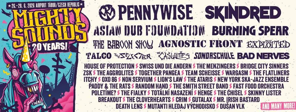 Mighty Sounds festival 2026 plakat poster