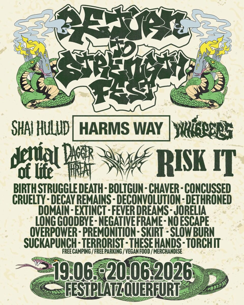Return To Strength Festival 2026 plakat poster