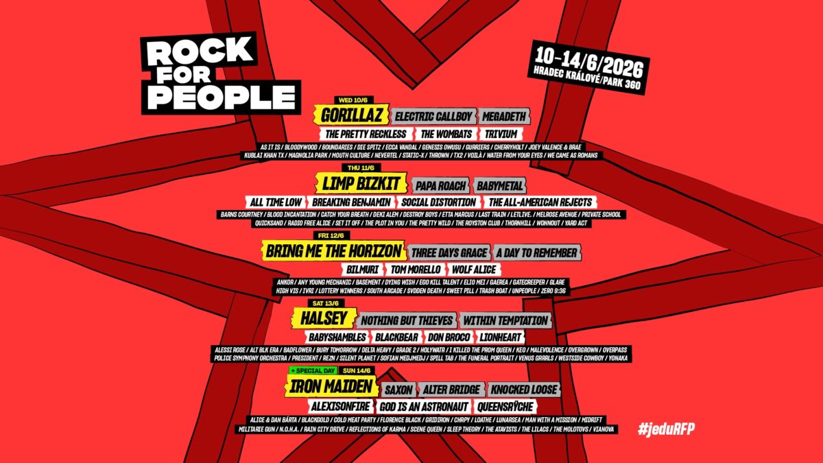 Rock for People 2026 plakat poster