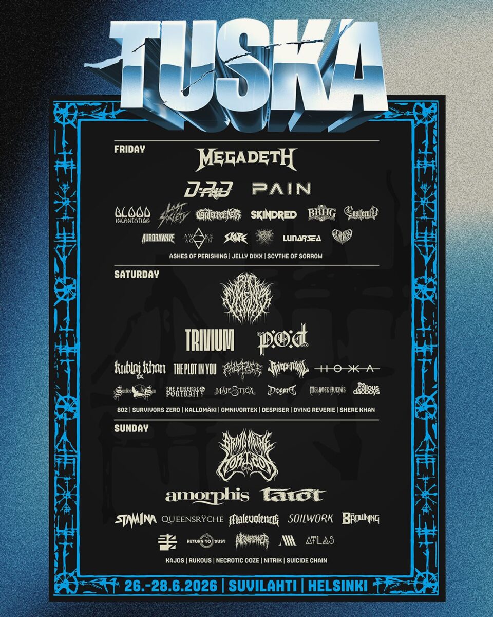 Tuska Festival 2026 plakat poster