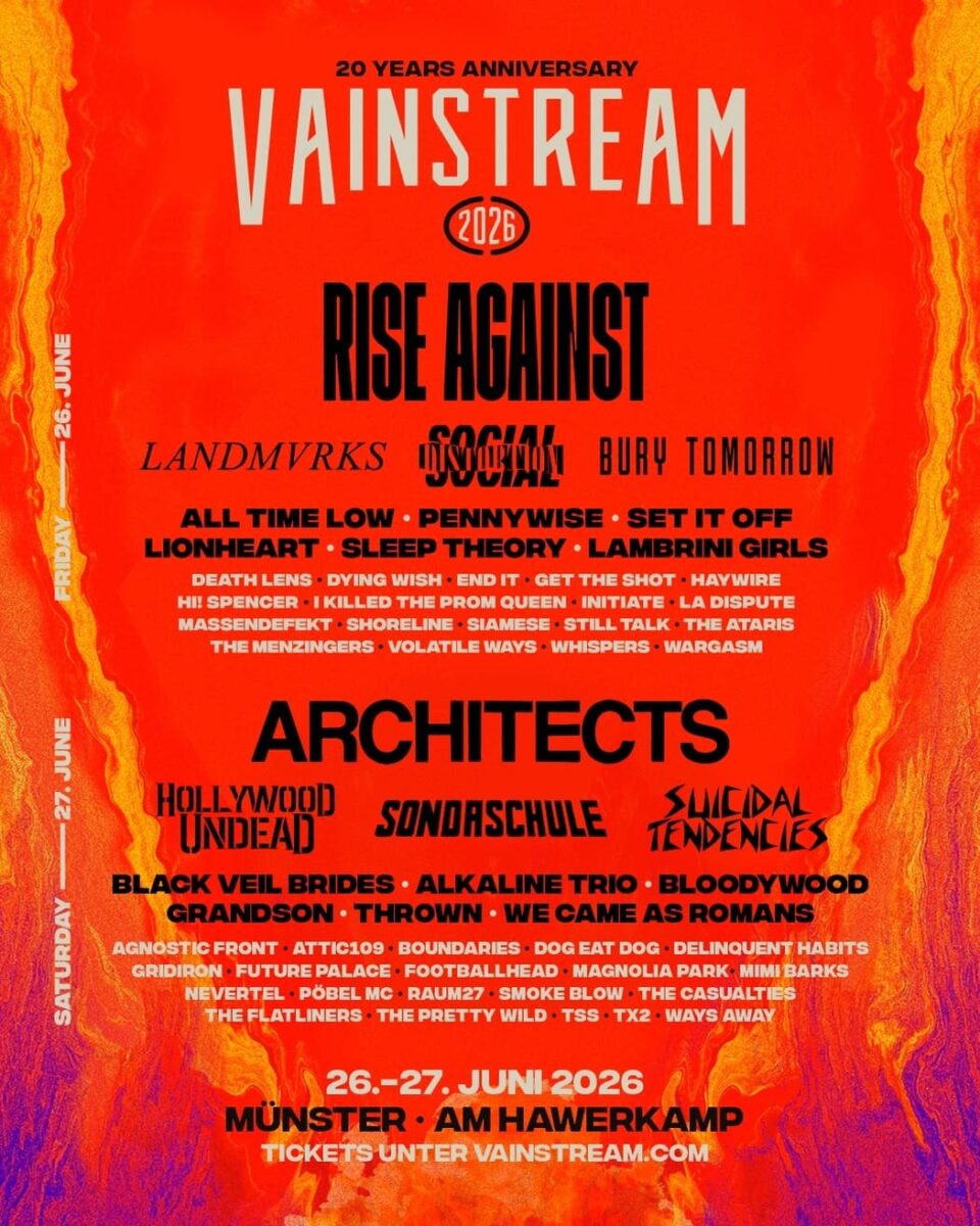 Vainstream festival 2026 plakat poster