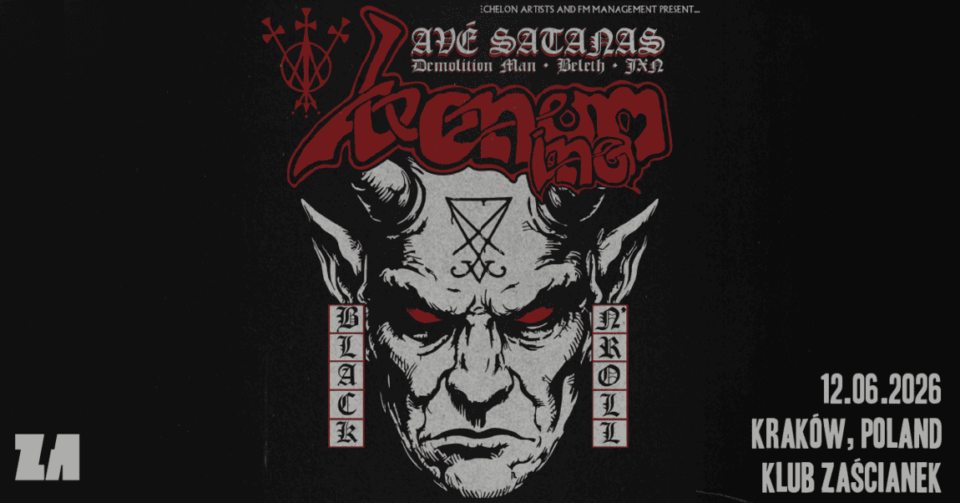 Wygraj bilet na koncert VENOM INC. w Krakowie