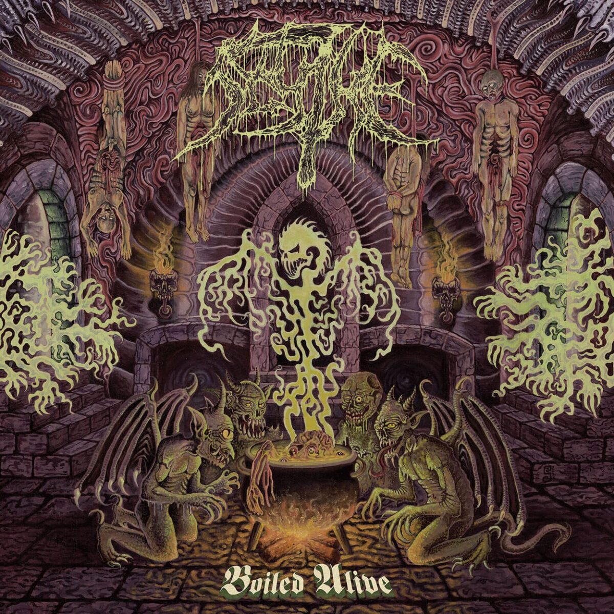 scythe ''Boiled Alive'' Album Cover by Samuele Scalise(1)