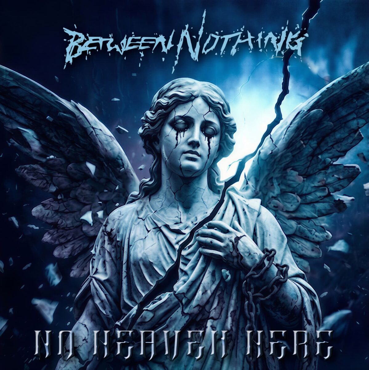 BETWEEN NOTHING No Heaven Here 2026 single cover artwork