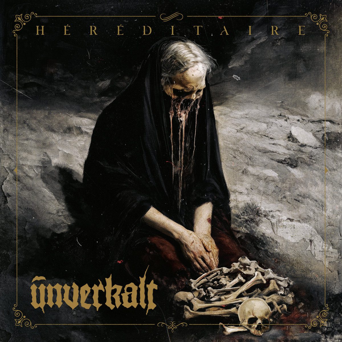 UNVERKALT Héréditaire 2026 ALBUM cover artwork