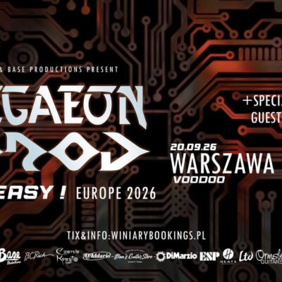 ALLEGAEON & GOROD koncerty polska 2026 plakat poster prostokąt
