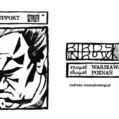 BIRDS IN ROW 2026 warszawa poznań plakat poster konkurs